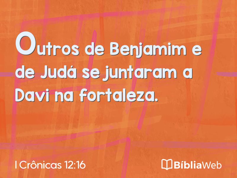 I Crônicas 12:16 em imagem para compartilhar
