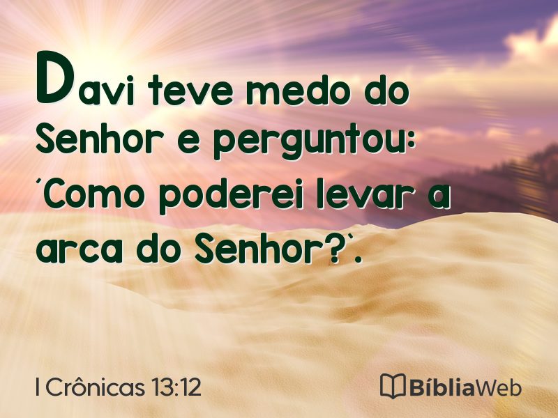 I Crônicas 13:12 em imagem para compartilhar