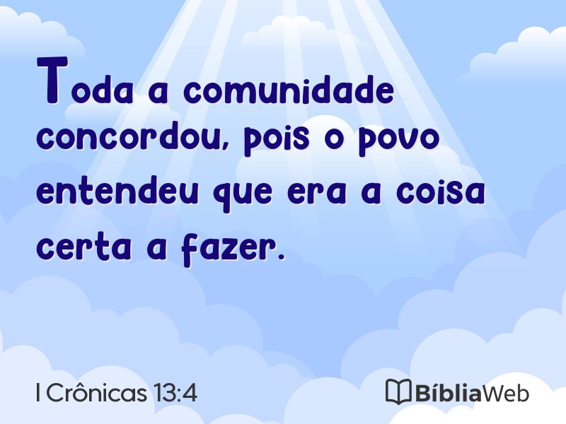 I Crônicas 13:4 em imagem para compartilhar
