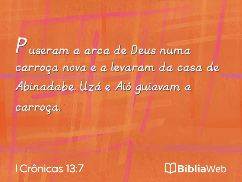 I Crônicas 13:7 em imagem para compartilhar