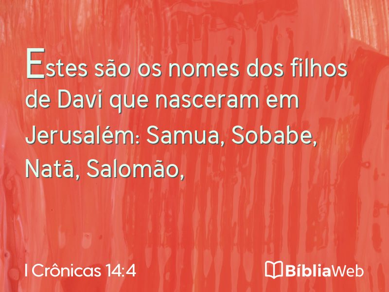 I Crônicas 14:4 em imagem para compartilhar
