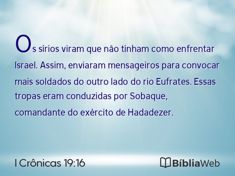 I Crônicas 19:16 em imagem para compartilhar