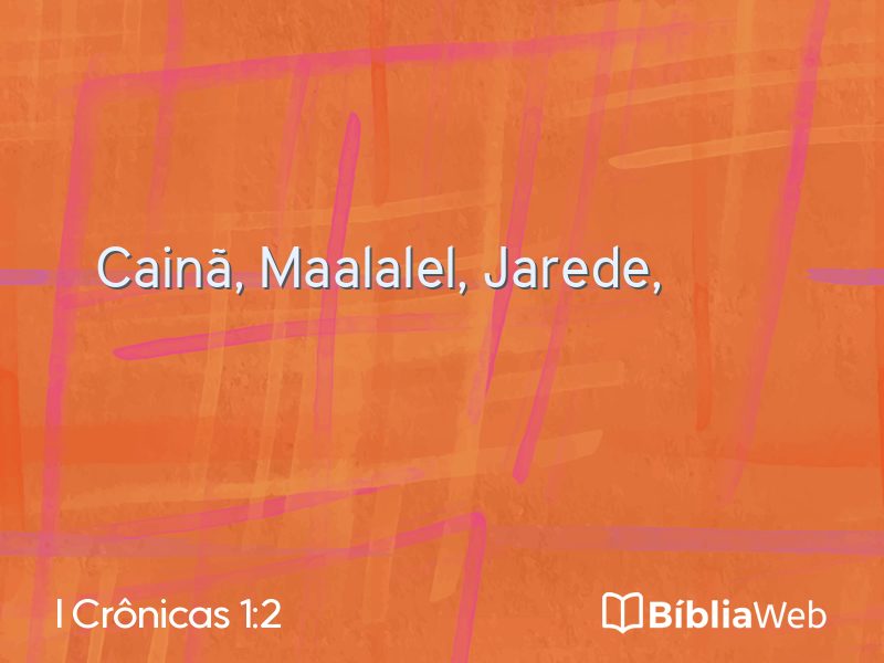 I Crônicas 1:2 em imagem para compartilhar