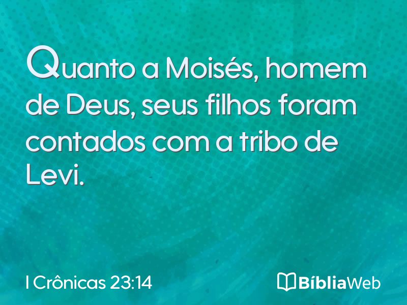 I Crônicas 23:14 em imagem para compartilhar