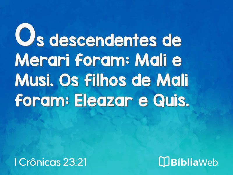 I Crônicas 23:21 em imagem para compartilhar