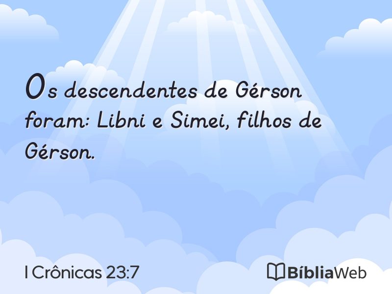 I Crônicas 23:7 em imagem para compartilhar