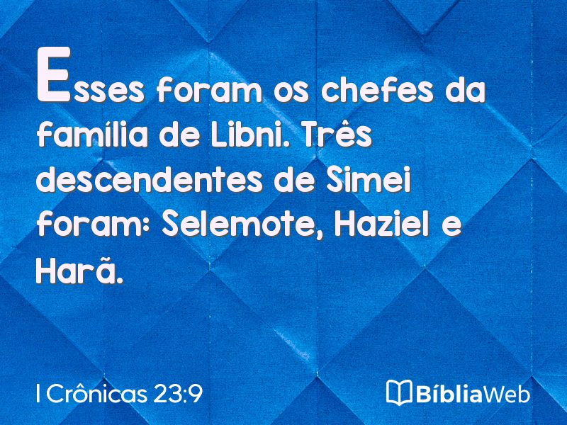 I Crônicas 23:9 em imagem para compartilhar