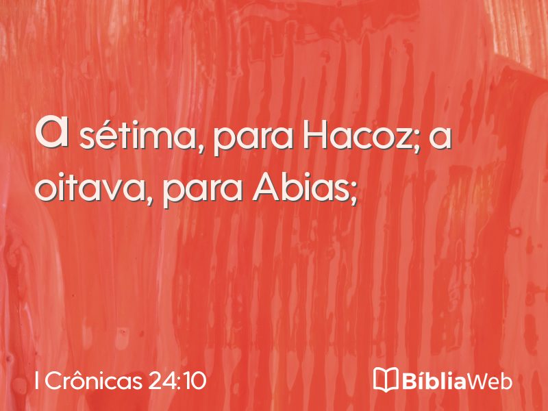 I Crônicas 24:10 em imagem para compartilhar