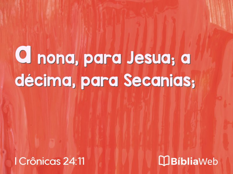 I Crônicas 24:11 em imagem para compartilhar
