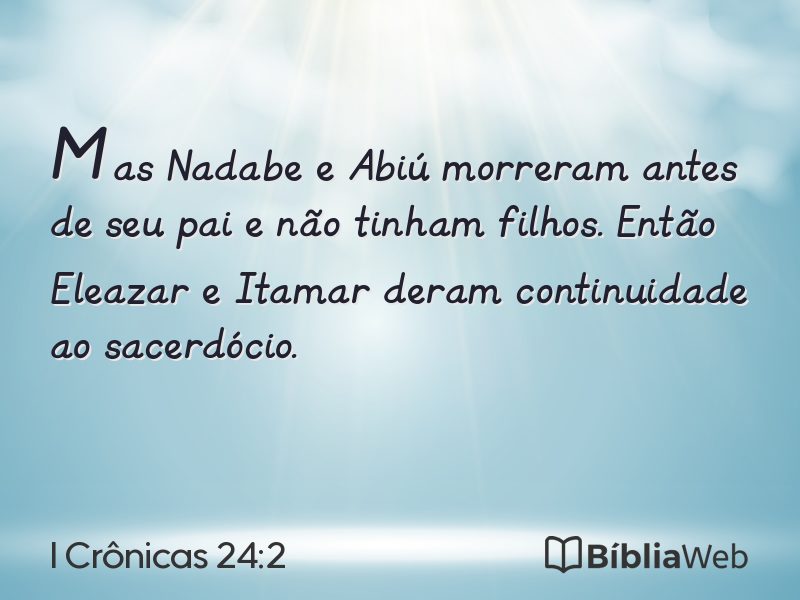 I Crônicas 24:2 em imagem para compartilhar