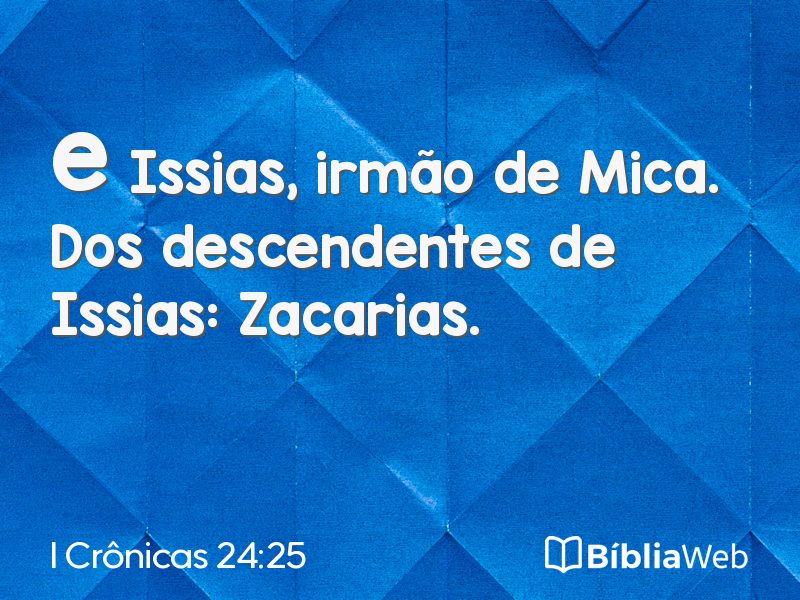 I Crônicas 24:25 em imagem para compartilhar