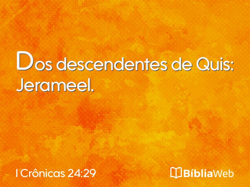 I Crônicas 24:29 em imagem para compartilhar