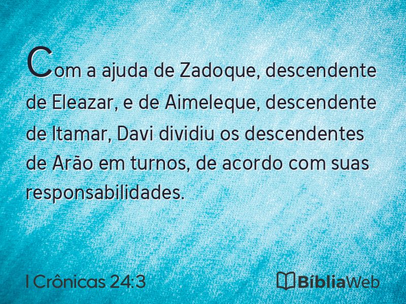 I Crônicas 24:3 em imagem para compartilhar