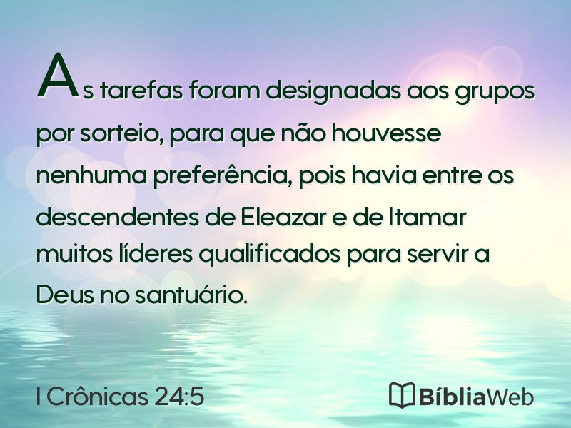 I Crônicas 24:5 em imagem para compartilhar