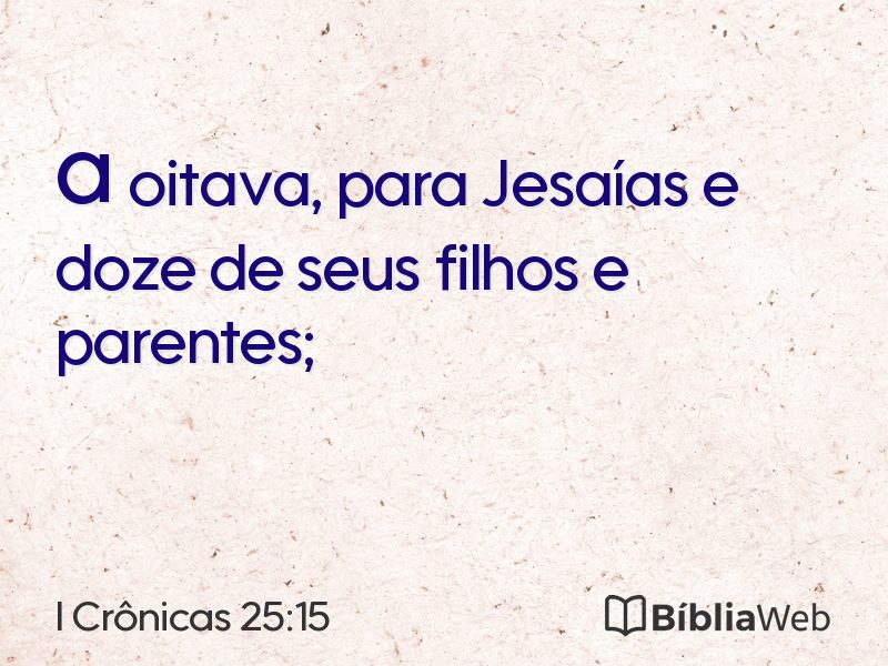 I Crônicas 25:15 em imagem para compartilhar
