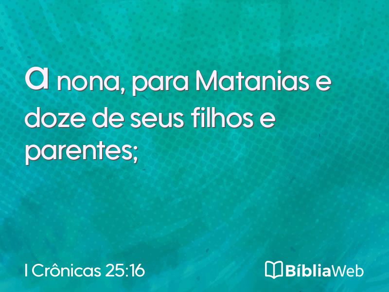 I Crônicas 25:16 em imagem para compartilhar