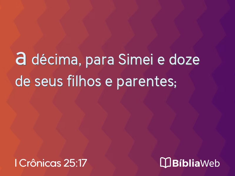 I Crônicas 25:17 em imagem para compartilhar