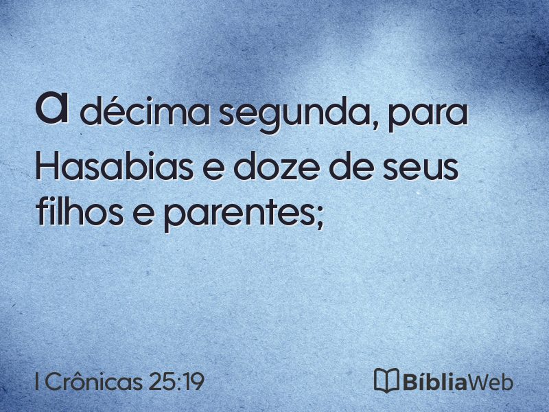 I Crônicas 25:19 em imagem para compartilhar