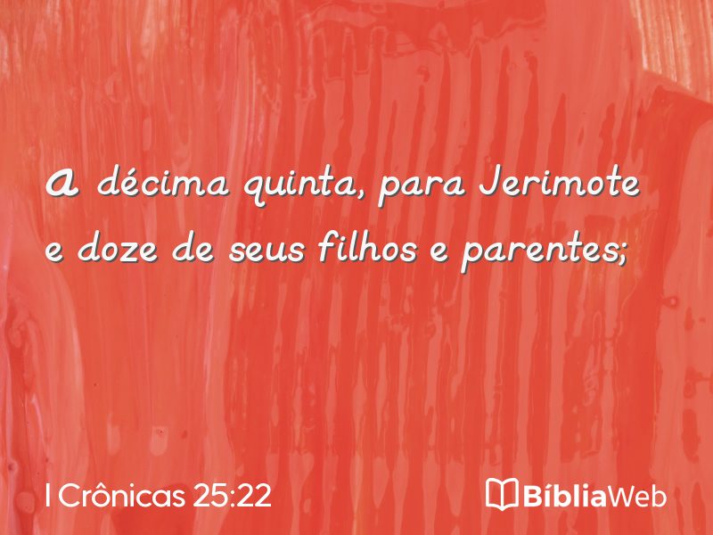 I Crônicas 25:22 em imagem para compartilhar