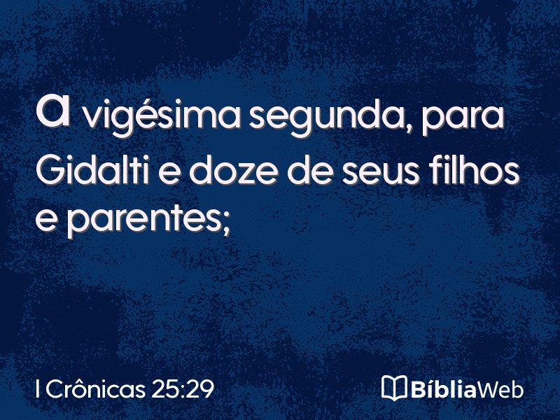 I Crônicas 25:29 em imagem para compartilhar