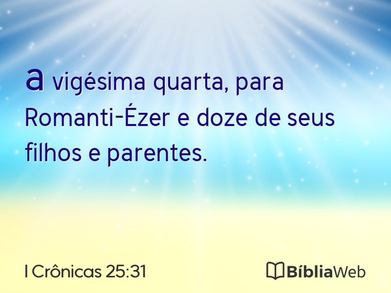 I Crônicas 25:31 em imagem para compartilhar
