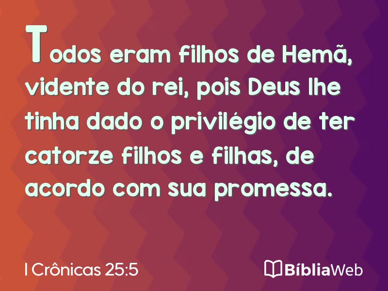 I Crônicas 25:5 em imagem para compartilhar