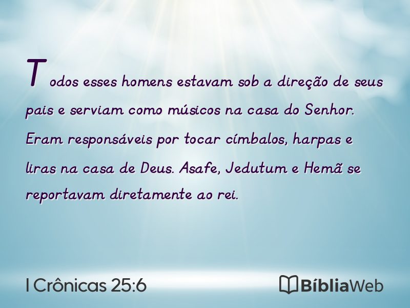 I Crônicas 25:6 em imagem para compartilhar