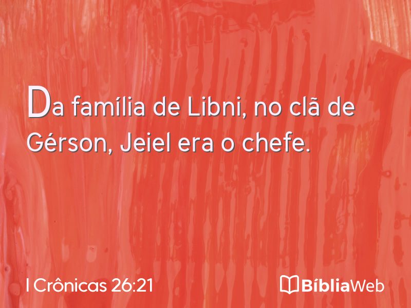 I Crônicas 26:21 em imagem para compartilhar