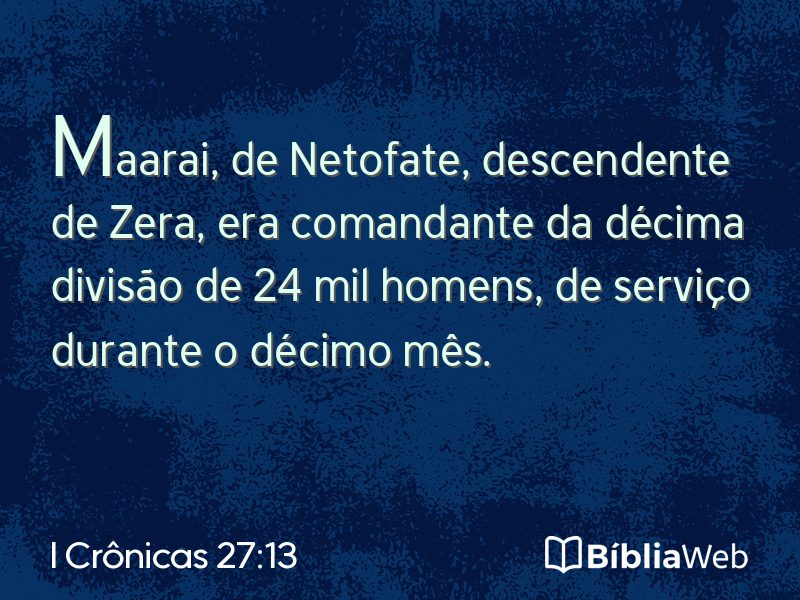 I Crônicas 27:13 em imagem para compartilhar