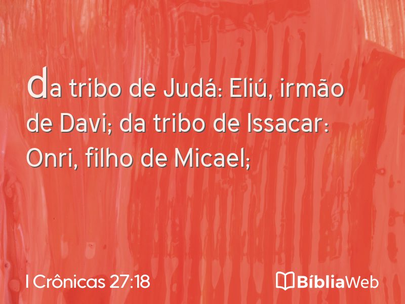 I Crônicas 27:18 em imagem para compartilhar