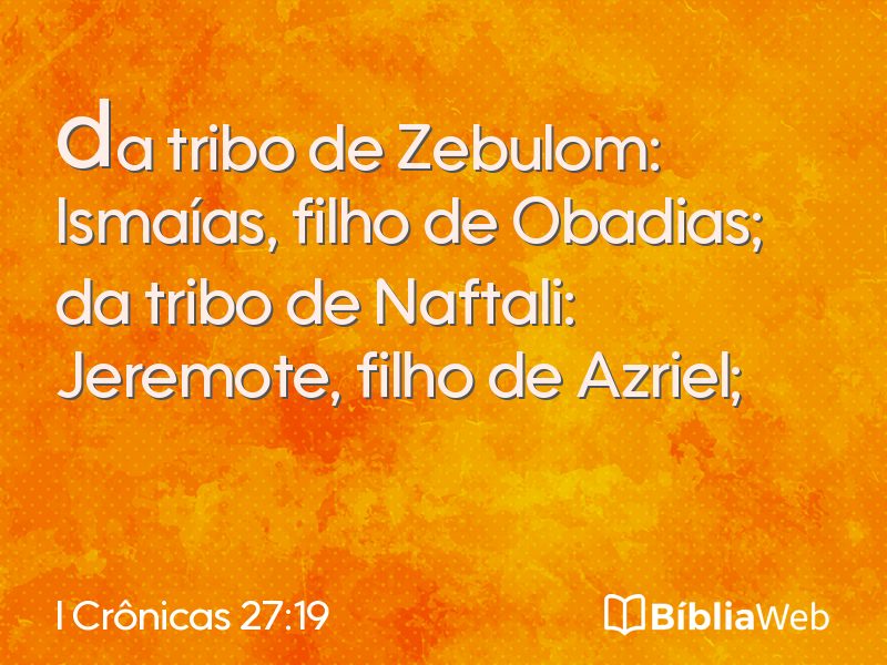 I Crônicas 27:19 em imagem para compartilhar
