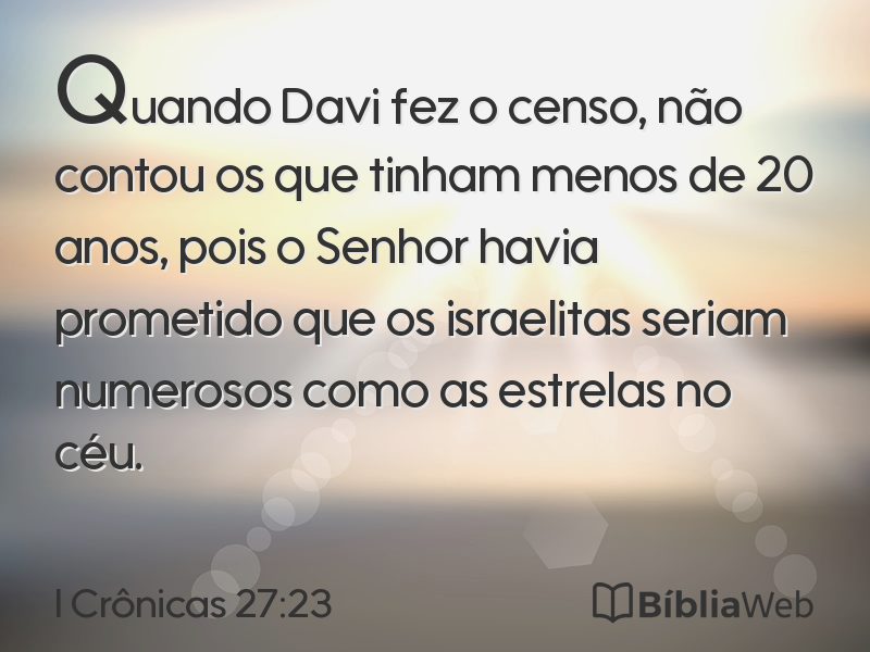I Crônicas 27:23 em imagem para compartilhar