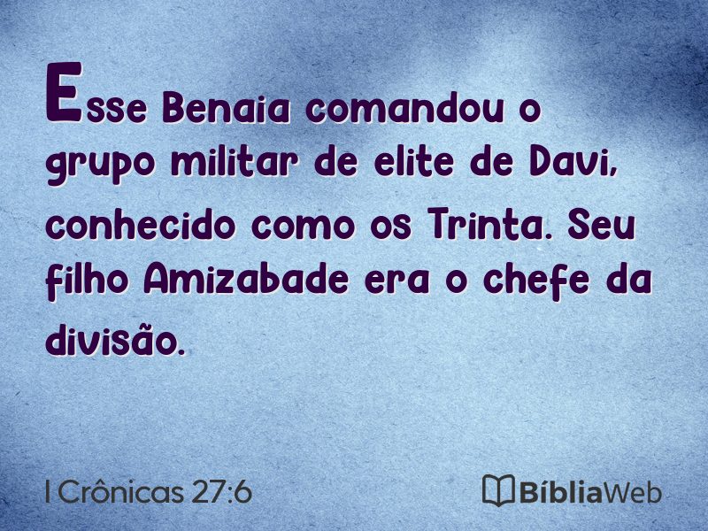 I Crônicas 27:6 em imagem para compartilhar