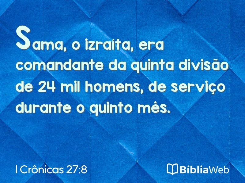 I Crônicas 27:8 em imagem para compartilhar
