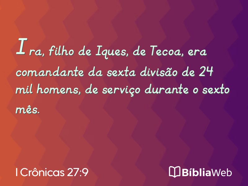 I Crônicas 27:9 em imagem para compartilhar