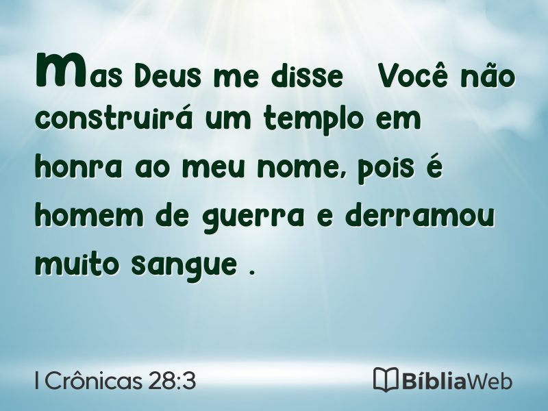 I Crônicas 28:3 em imagem para compartilhar