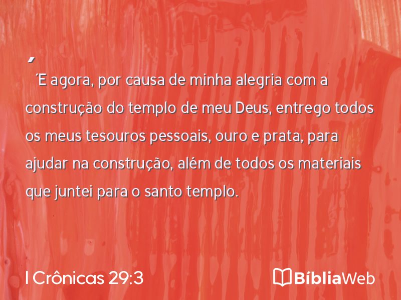 I Crônicas 29:3 em imagem para compartilhar