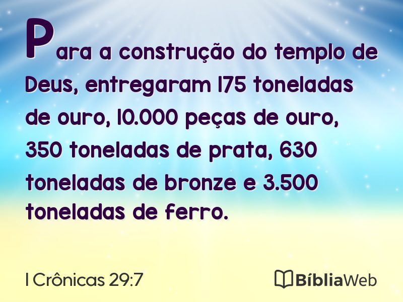 I Crônicas 29:7 em imagem para compartilhar