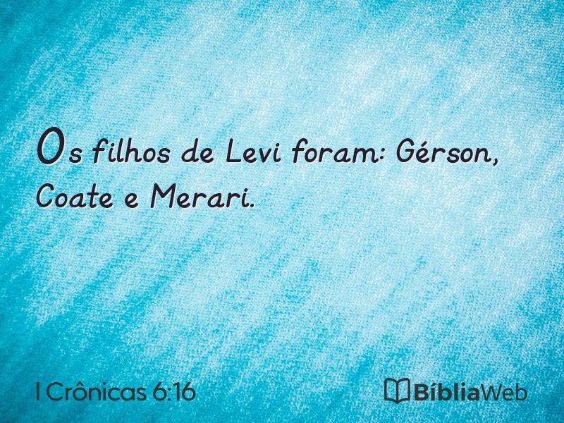 I Crônicas 6:16 em imagem para compartilhar