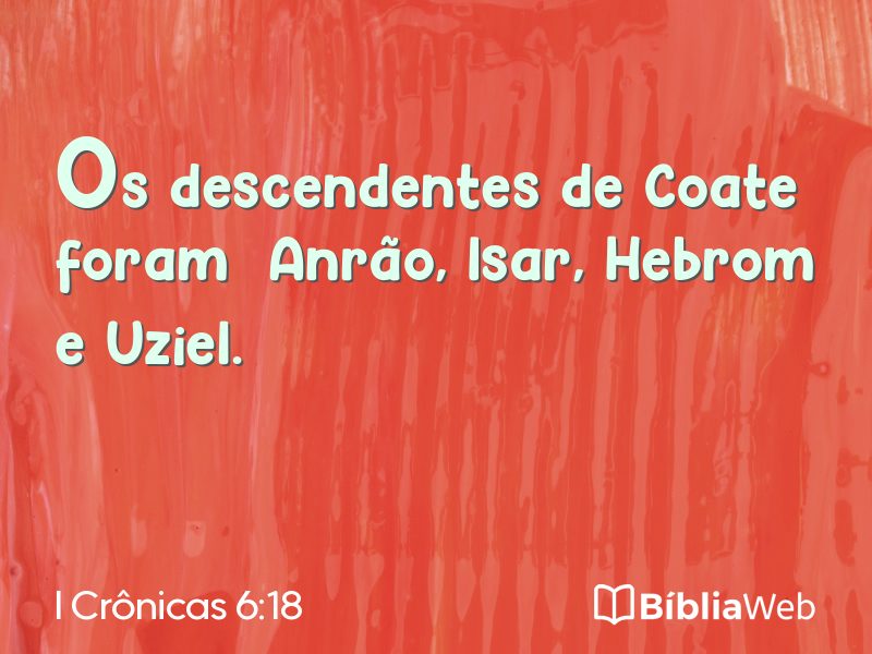 I Crônicas 6:18 em imagem para compartilhar