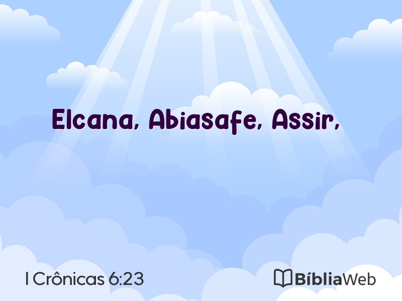 I Crônicas 6:23 em imagem para compartilhar