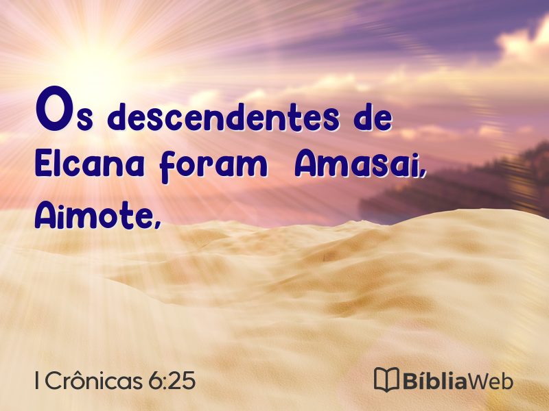 I Crônicas 6:25 em imagem para compartilhar