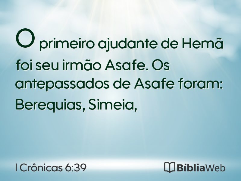I Crônicas 6:39 em imagem para compartilhar