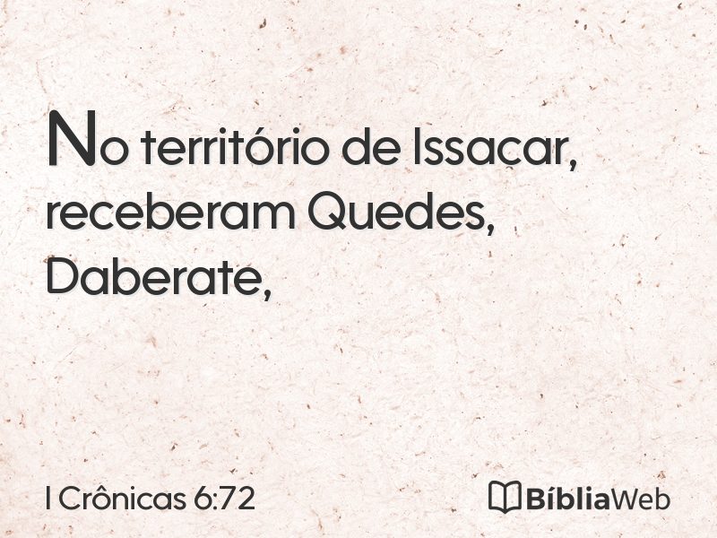 I Crônicas 6:72 em imagem para compartilhar