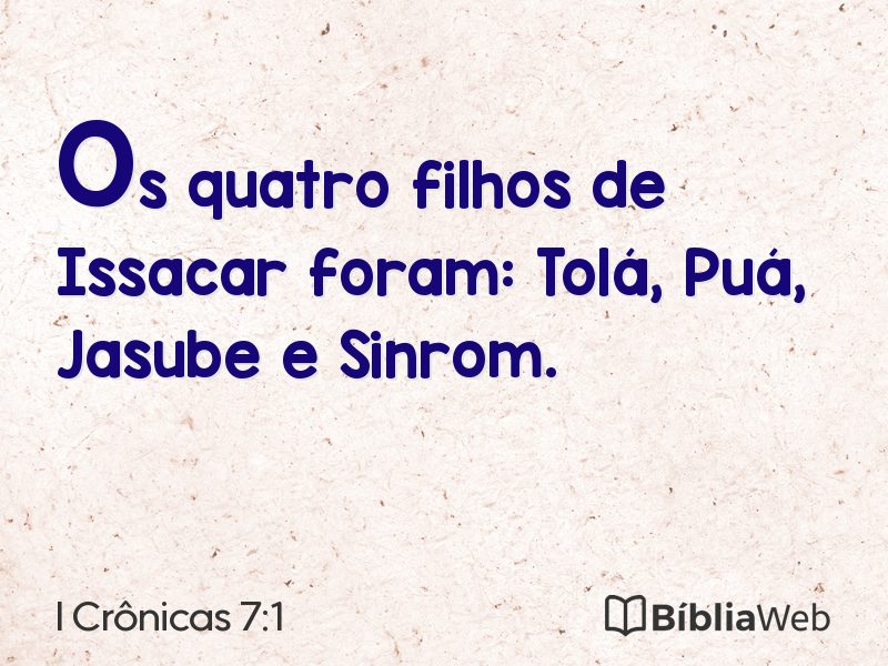 I Crônicas 7:1 em imagem para compartilhar
