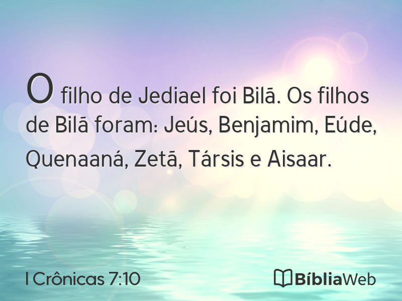 I Crônicas 7:10 em imagem para compartilhar