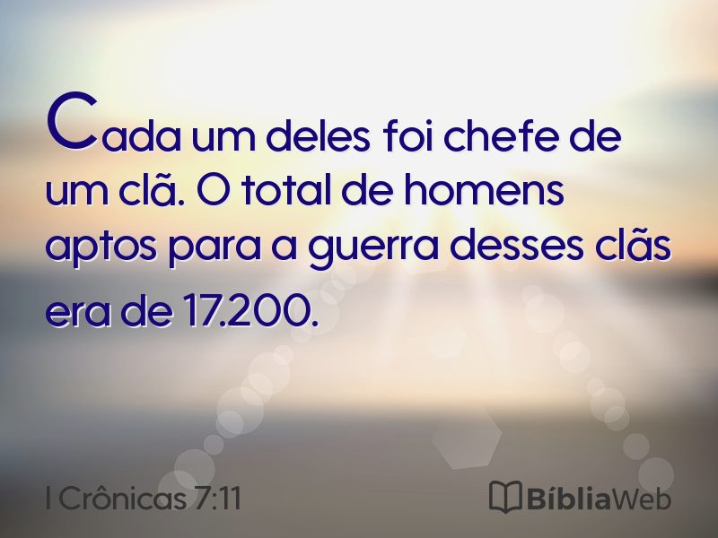 I Crônicas 7:11 em imagem para compartilhar