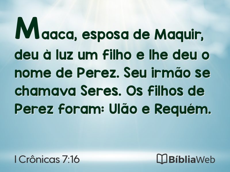 I Crônicas 7:16 em imagem para compartilhar