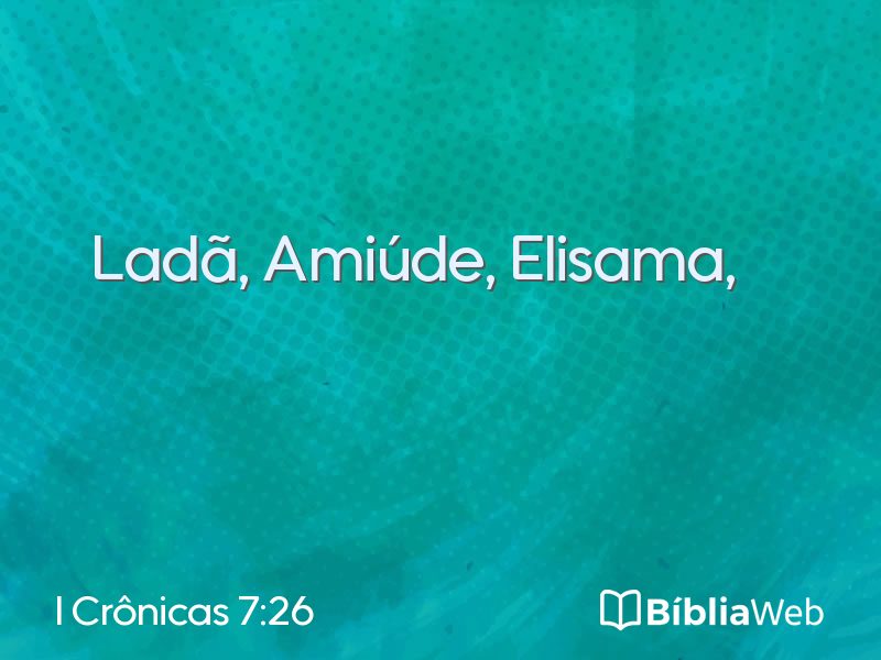 I Crônicas 7:26 em imagem para compartilhar