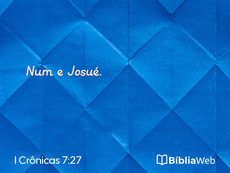 I Crônicas 7:27 em imagem para compartilhar